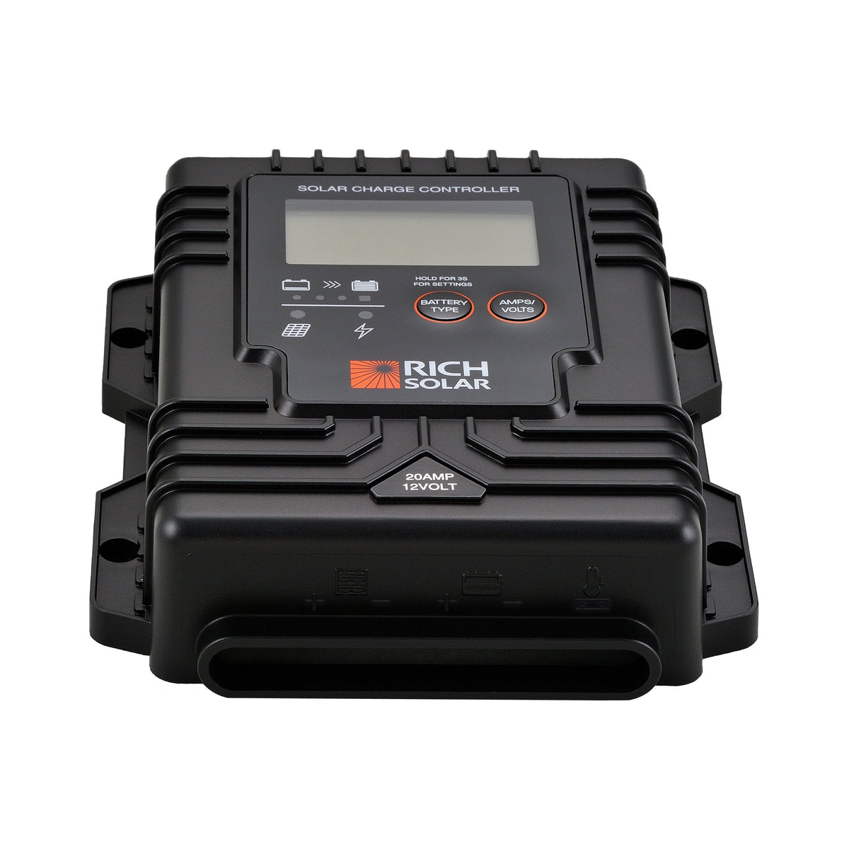 Rich Solar BRAVO Waterproof 20 20 Amp Waterproof PWM Solar Charge Controller