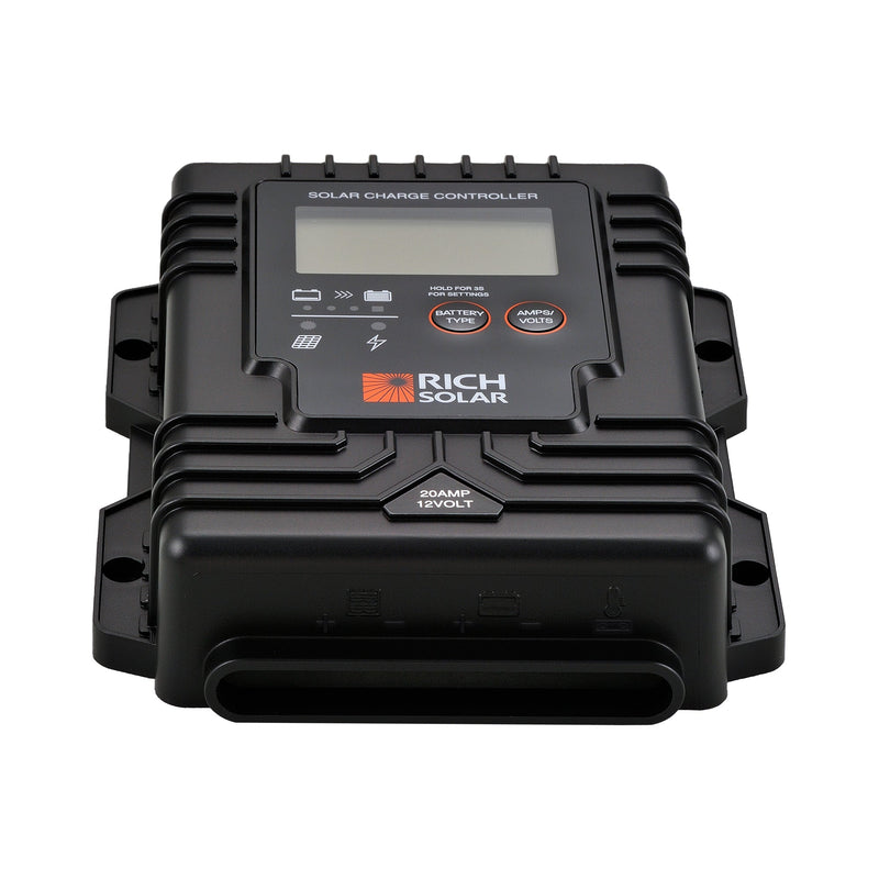 Rich Solar BRAVO Waterproof 20 20 Amp Waterproof PWM Solar Charge Controller