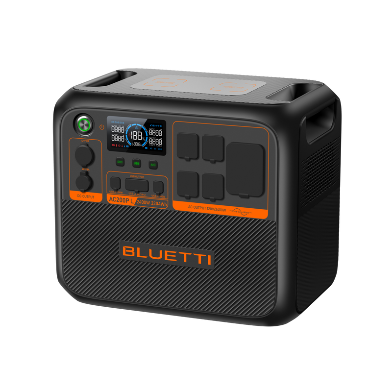 BLUETTI AC200P L portable power station front view
