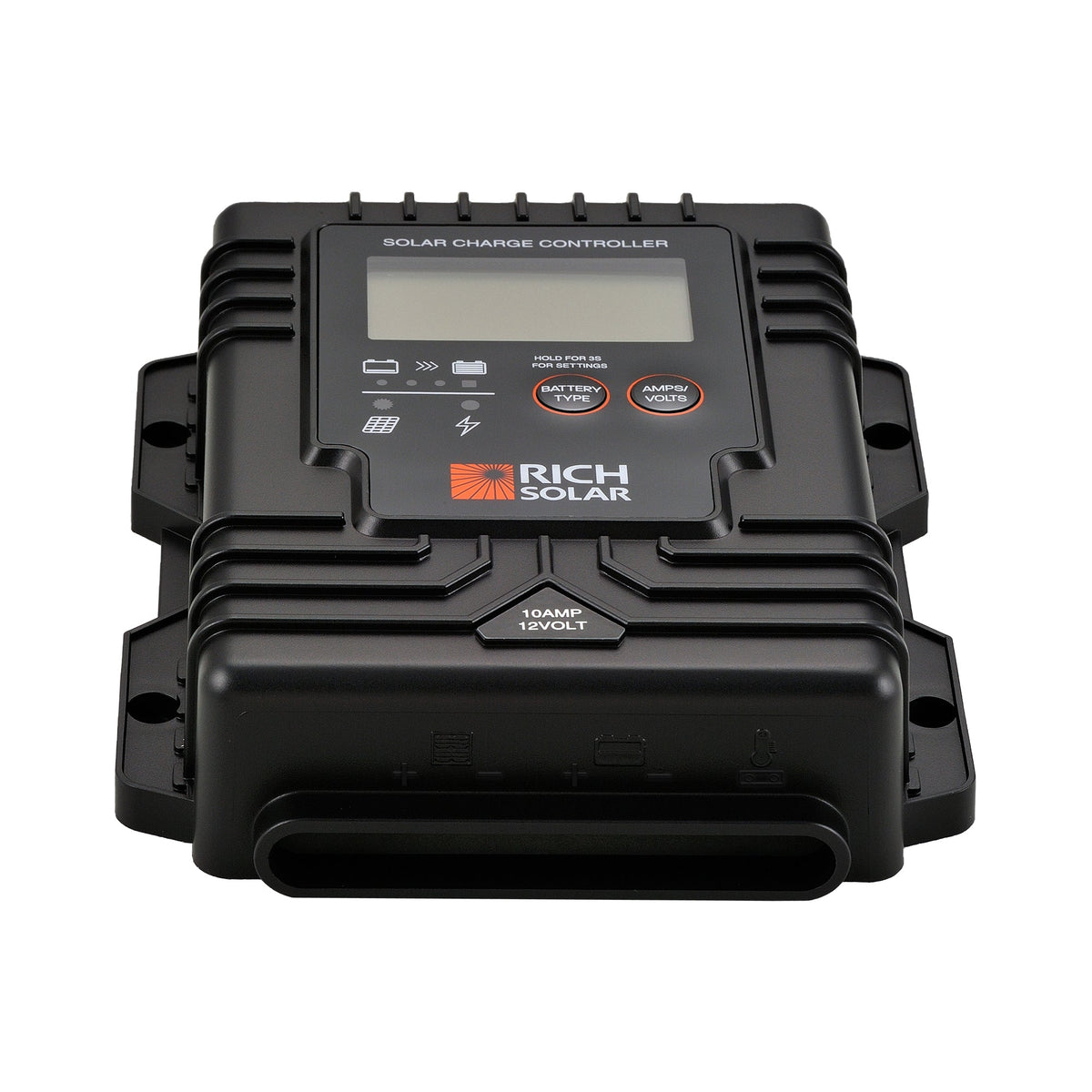 Rich Solar BRAVO Waterproof 10 10 Amp Waterproof PWM Solar Charge Controller