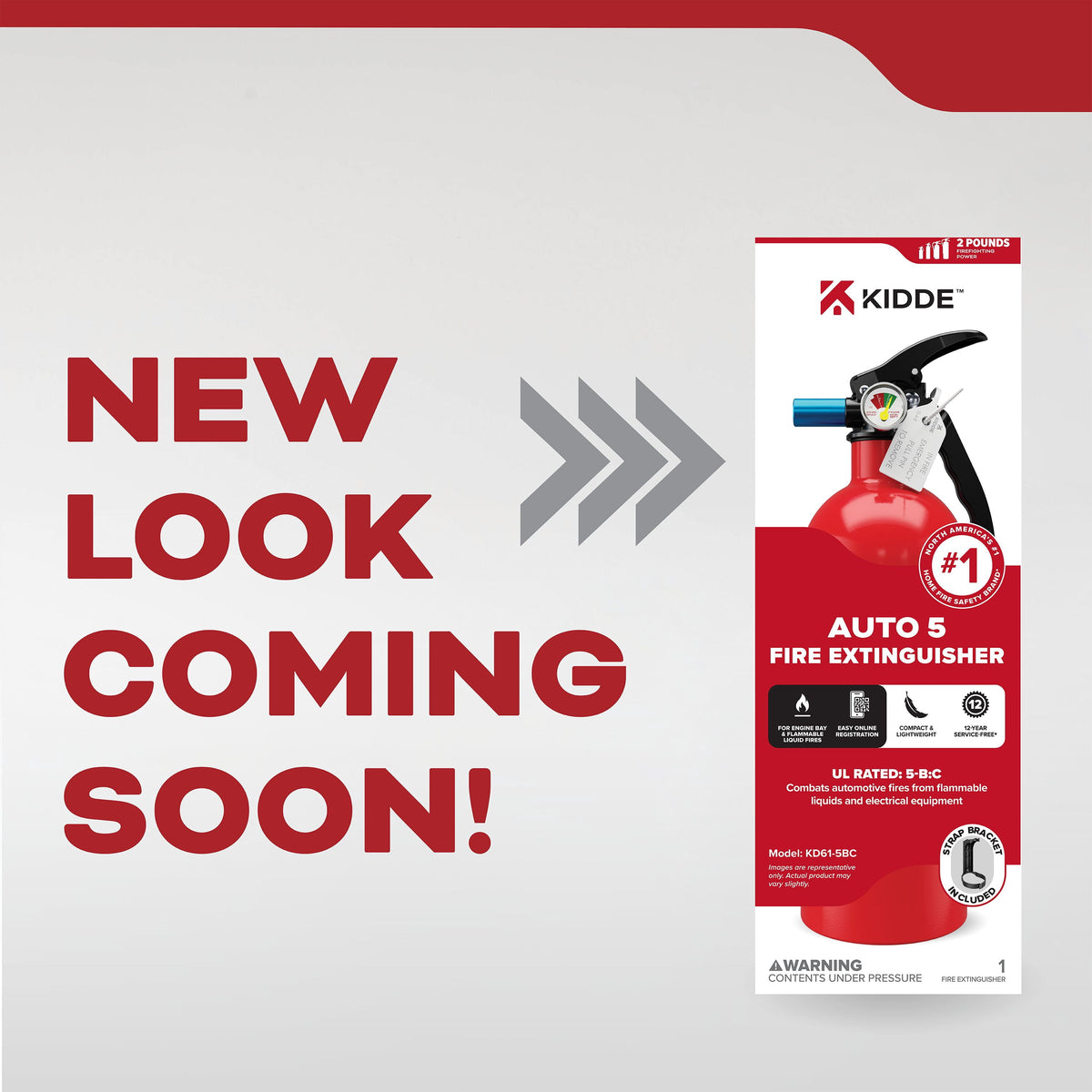 Kidde vehicle fire extinguisher, view 4