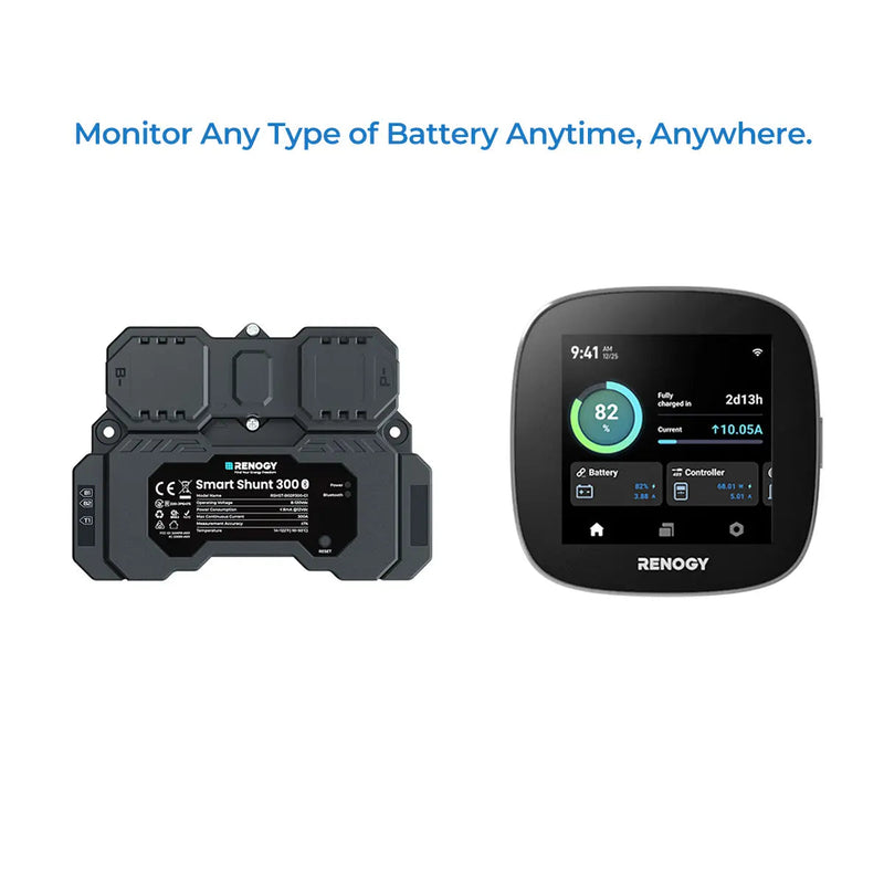Renogy Battery Shunt 300 with temperature sensor