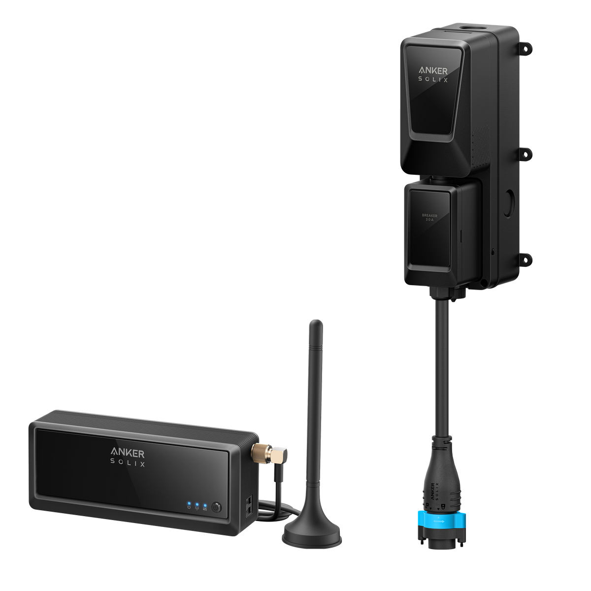 Anker SOLIX Power Saver Kit with smart meter and inlet box