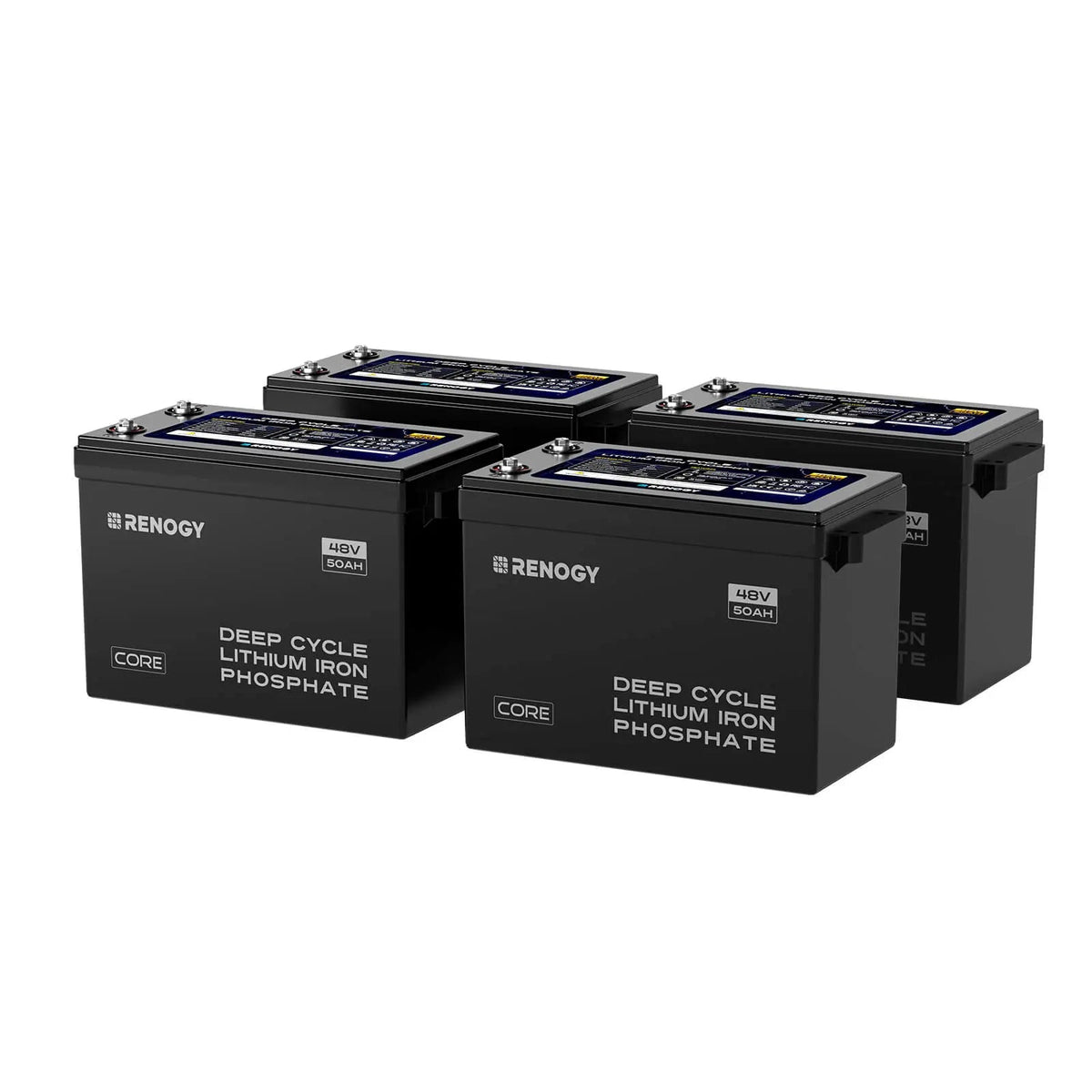 Renogy Core 48V 50Ah smart LiFePO4 battery with self-heating
