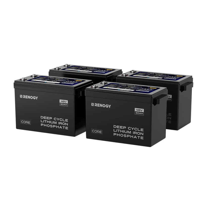 Renogy Core 48V 50Ah smart LiFePO4 battery with self-heating
