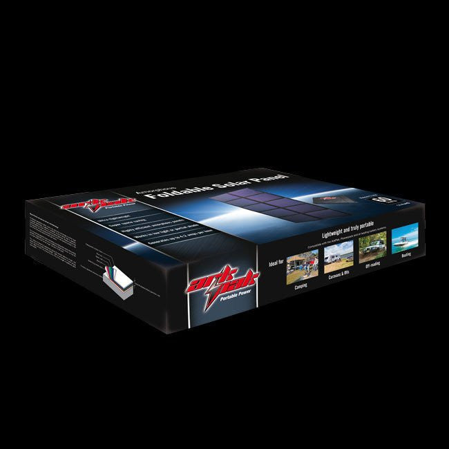 ARK ArkPak 60W foldable amorphous solar panel unfolded - view 3