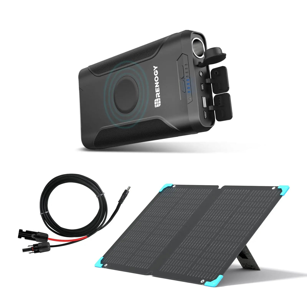 Renogy 72000mAh 266Wh portable power bank with USB-C ports
