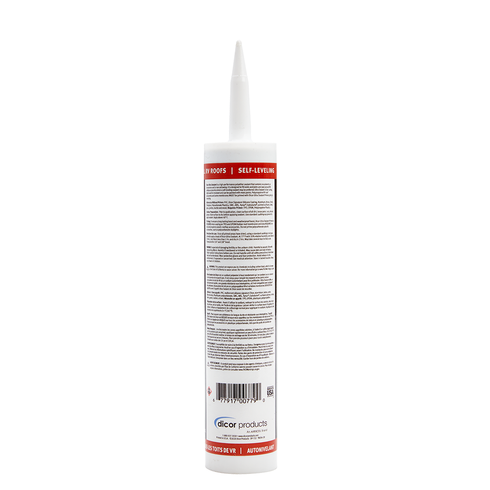 Dicor Self-Leveling Ultra Sealant, White, 10.3 oz Tube - view 2