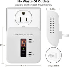 Gas Leak Detector Natural Gas & Propane Plug-In