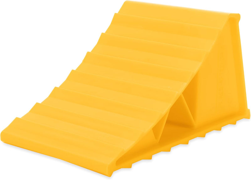 Camco Wheel Chock, Yellow