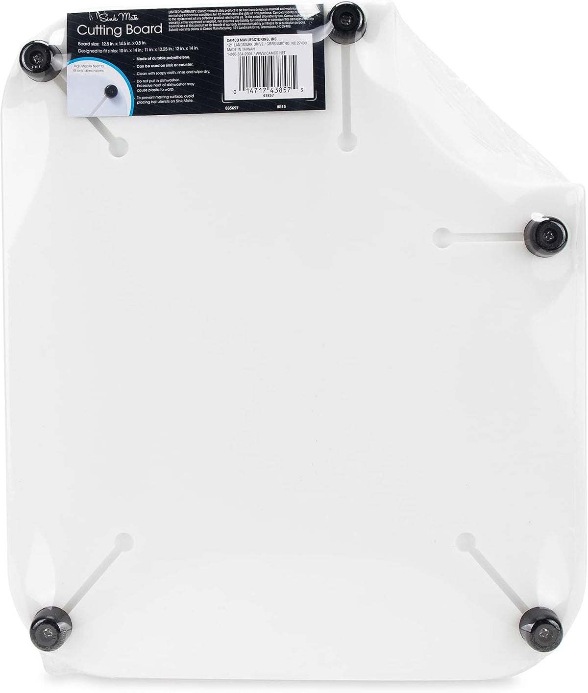 Camco Sink Mate Cutting Board, White - view 5