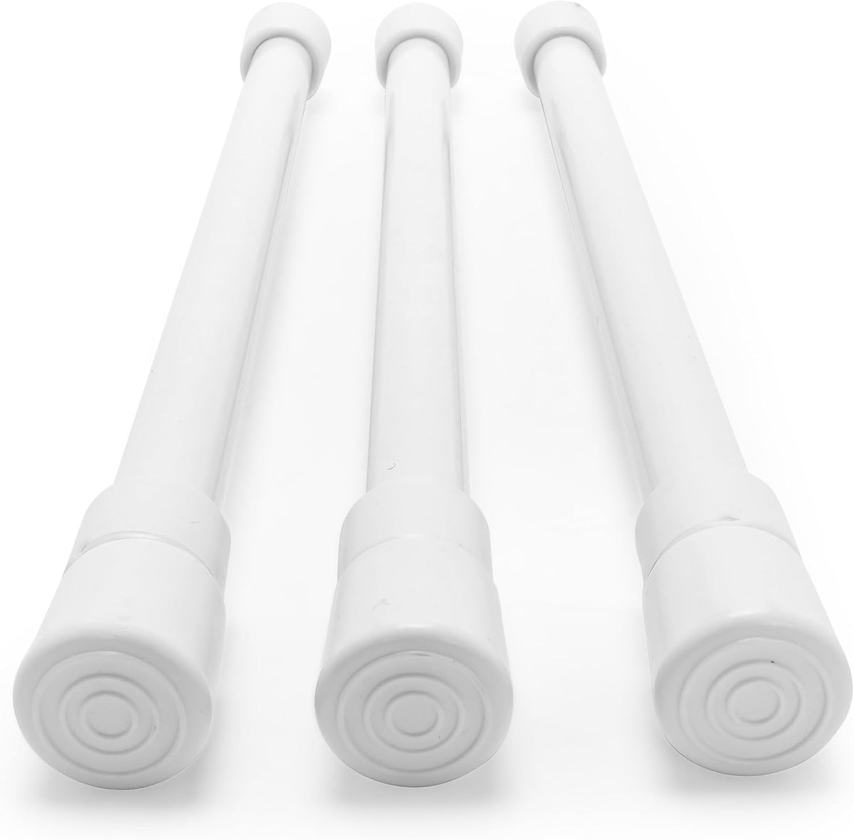 Camco Spring-Loaded Cupboard Bars, 10"-17", White, 3-Pack - view 4