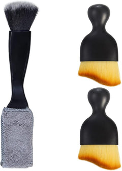 Car Interior Detail Brush Set 3pc