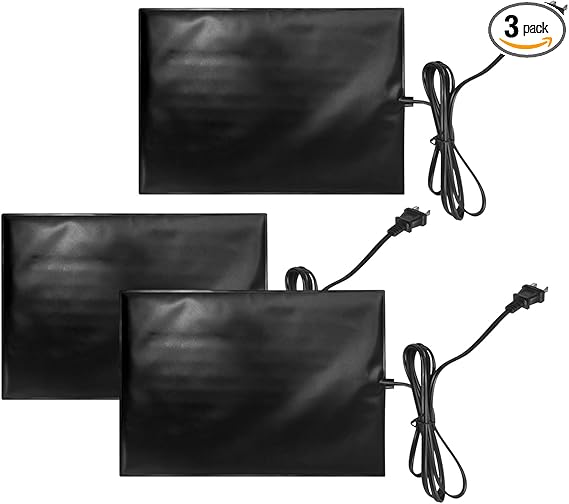 RV tank heater pad with thermostat three pack - view 2