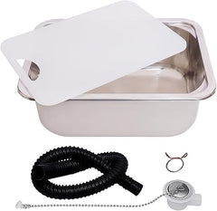 15x11" Stainless Undermount RV Sink with Cutting Board
