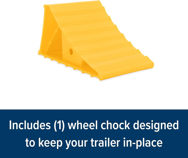 Camco Wheel Chock, Yellow - view 5