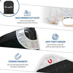Ford E450 Class C windshield cover