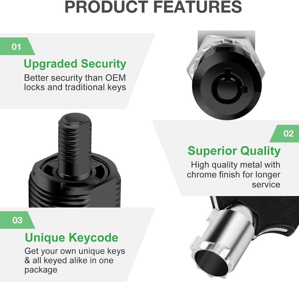 RV compartment cam locks 2-pack