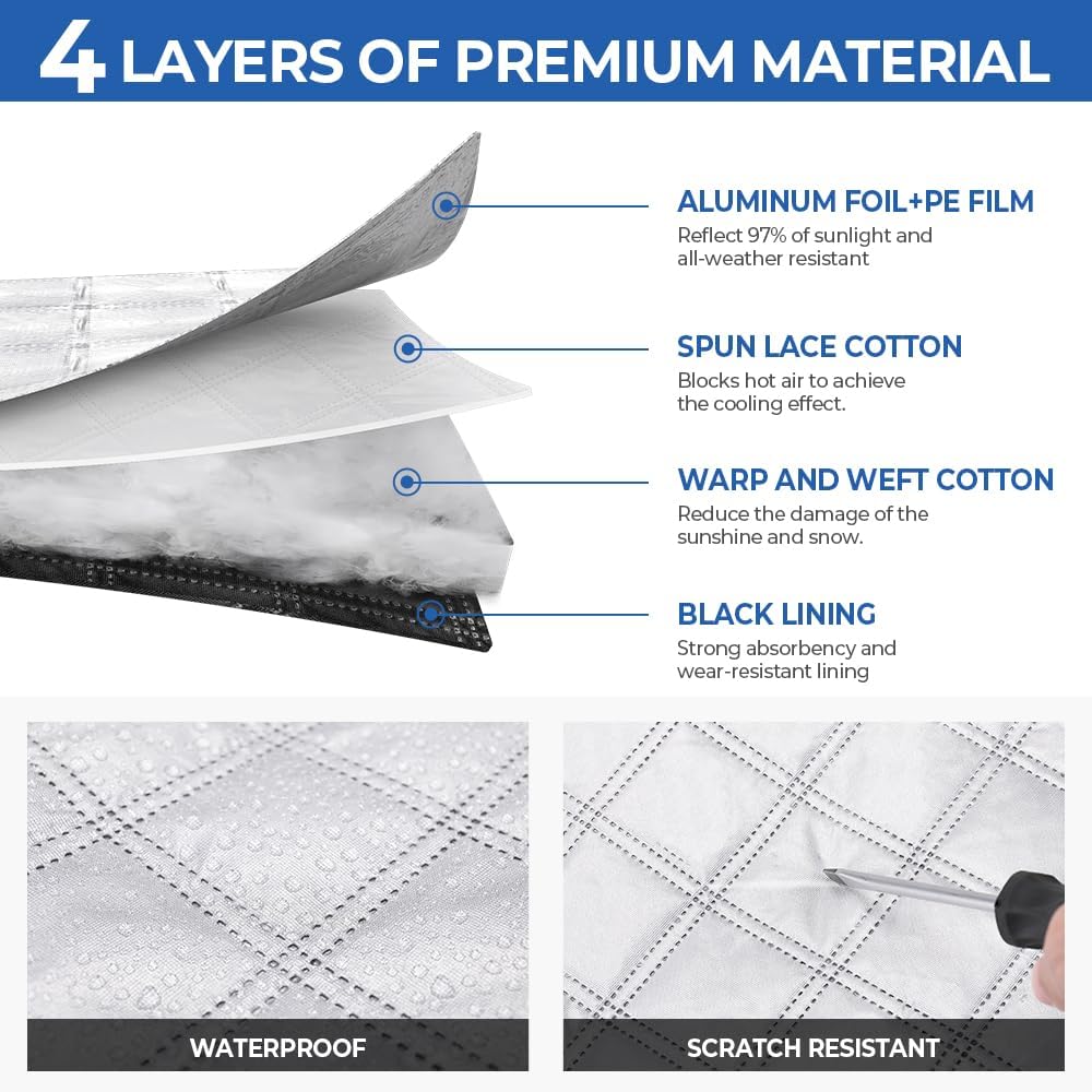 Ford E450 Class C windshield cover
