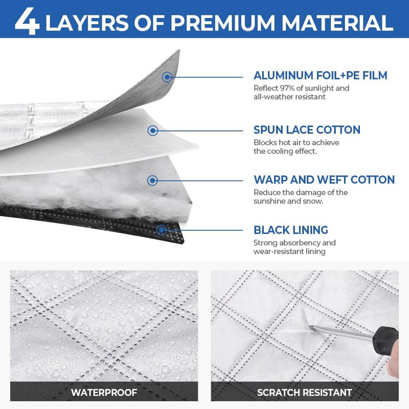 Ford E450 Class C windshield cover