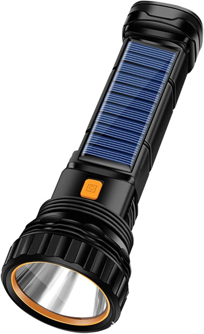 Solar/Rechargeable LED Flashlight 1000LM Emergency – RV Parts Giant