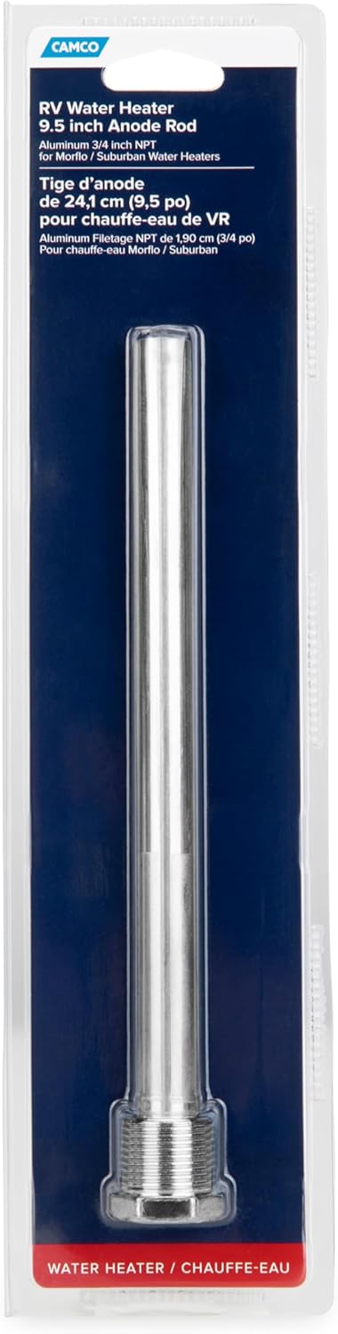 Camco Aluminum Anode Rod for Suburban/Mor-Flo Water Heaters