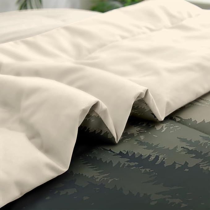 Full Comforter Set 7-Piece Mountain Pine Tree Bedding