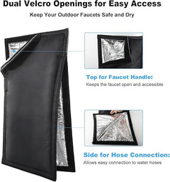 Insulated Outdoor Faucet Cover 25"H x 13.5"W