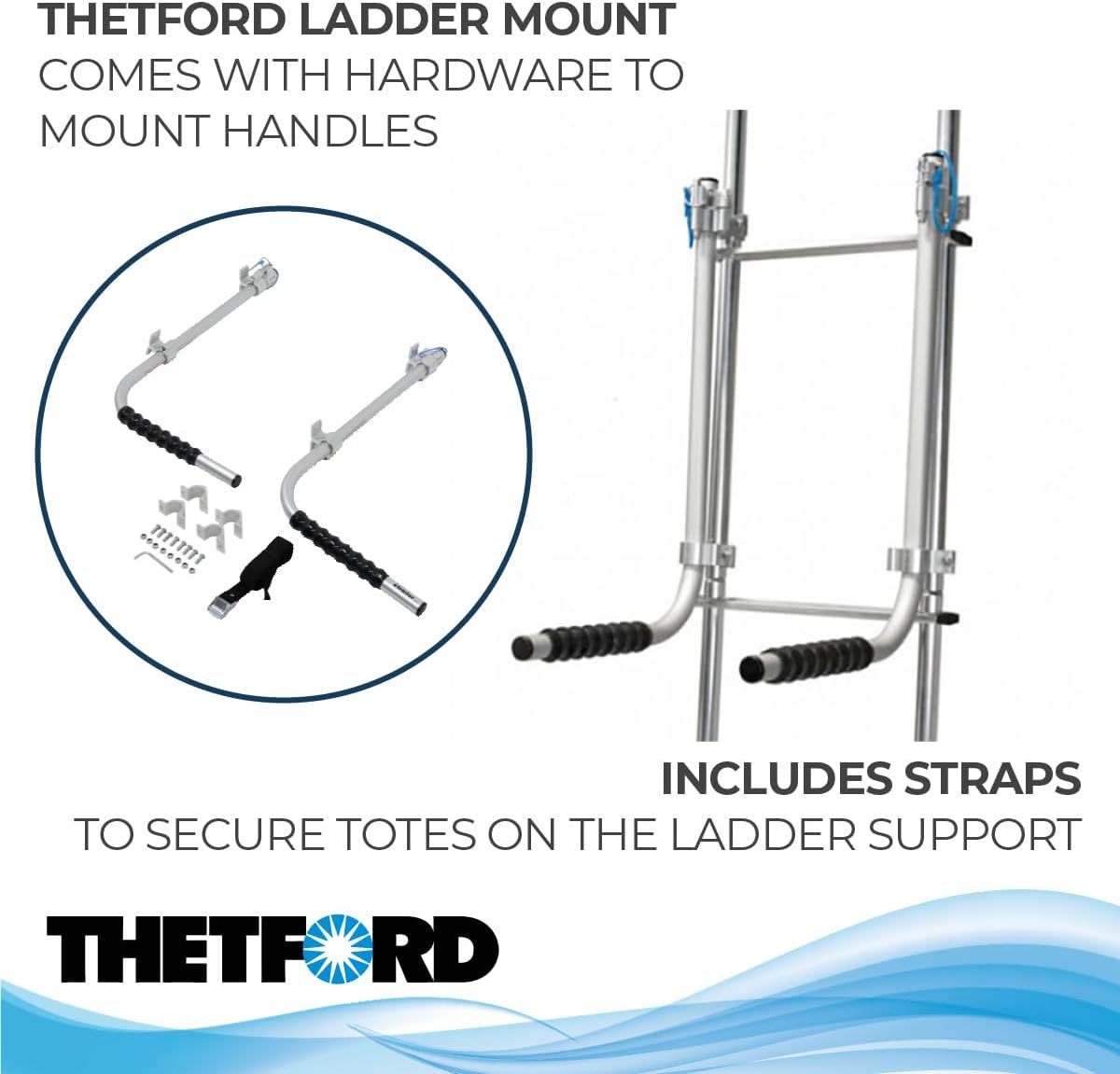 RV ladder mount rack