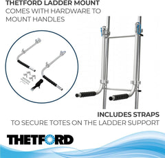 RV ladder mount rack