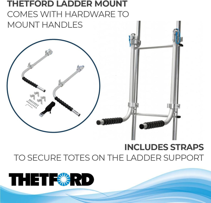 RV ladder mount rack