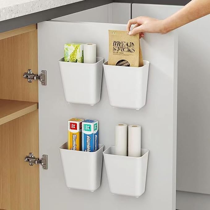 Self-Adhesive Cabinet Door Storage Box 4-Pack – RV Parts Giant