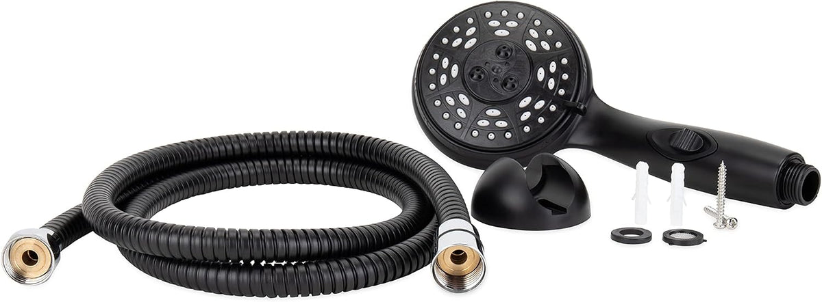 Camco RV/Marine Shower Head Kit with On/Off Switch, Black