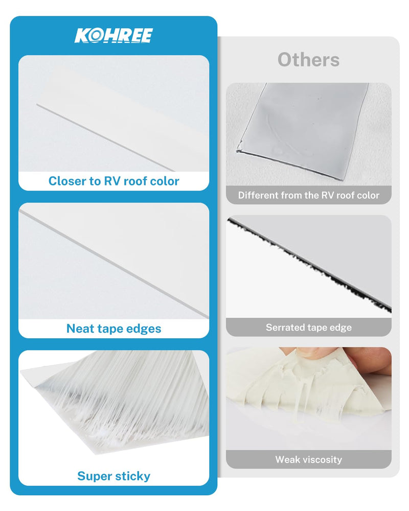 RV roof sealant tape 4 in x 50 ft