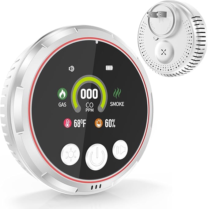 5-in-1 CO Smoke & Gas Leak Detector Plug-In – RV Parts Giant
