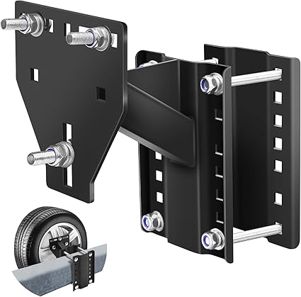 Universal trailer spare tire mount steel bracket - view 2