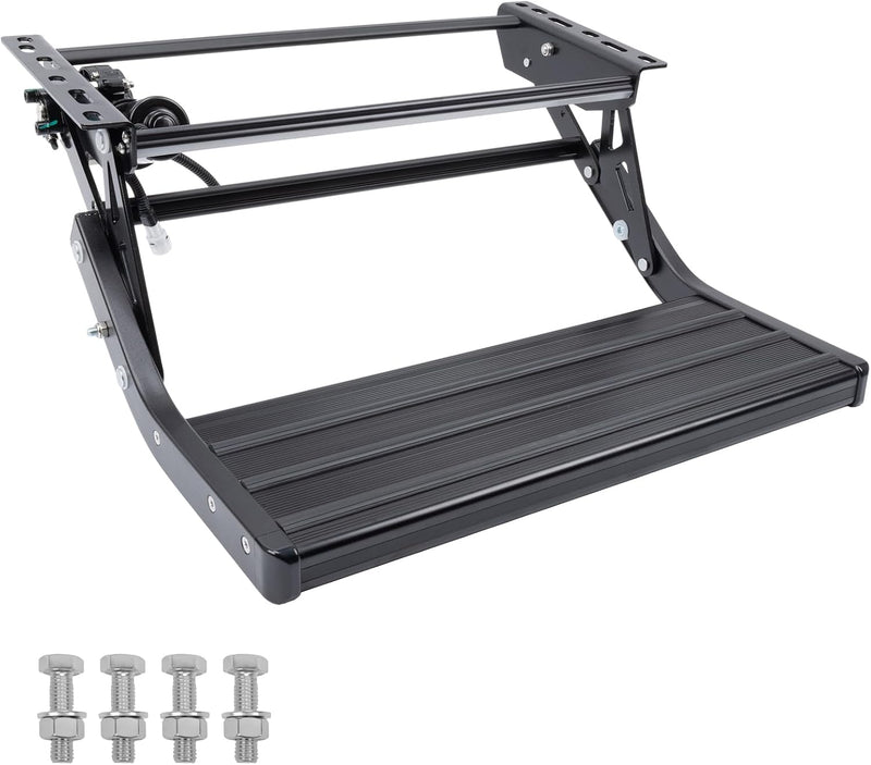 Electric single RV step dimensions
