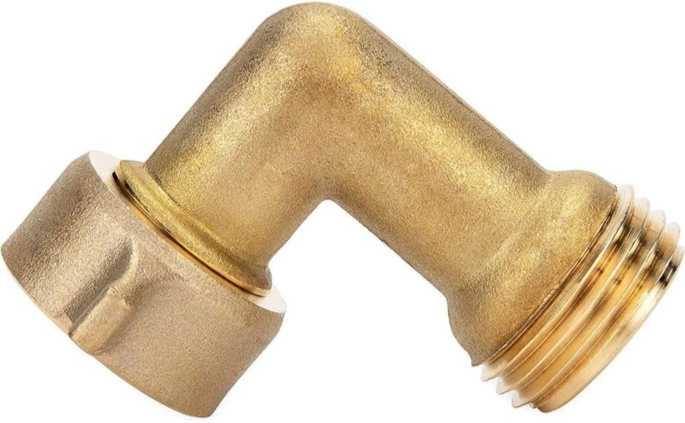 Camco 90-Degree Brass Hose Elbow - view 2