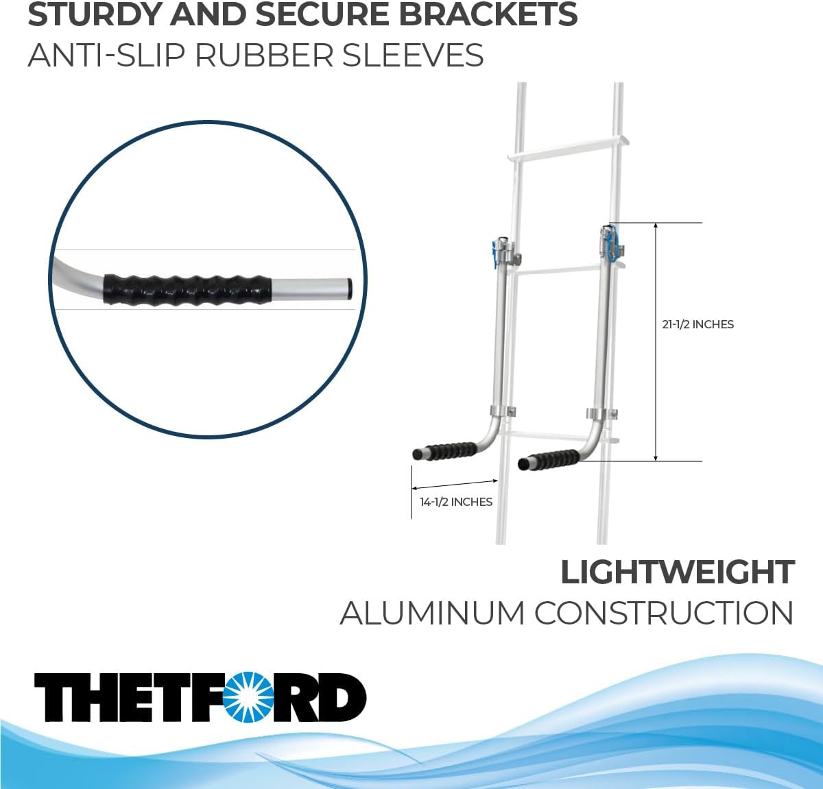 RV ladder mount rack