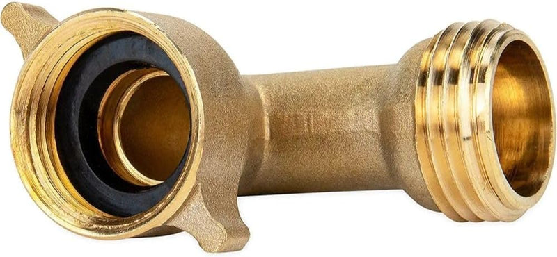 Camco 90-Degree Brass Hose Elbow - view 3