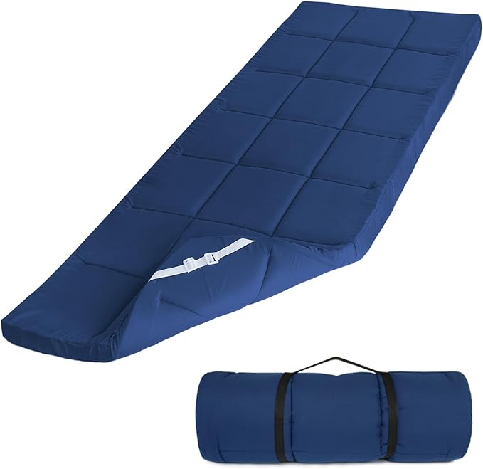 Quilted cot mattress pad RV bunk 75x30 inch - view 2
