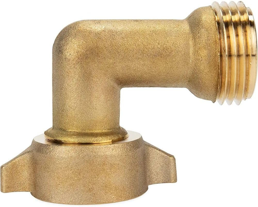 Camco 90-Degree Brass Hose Elbow