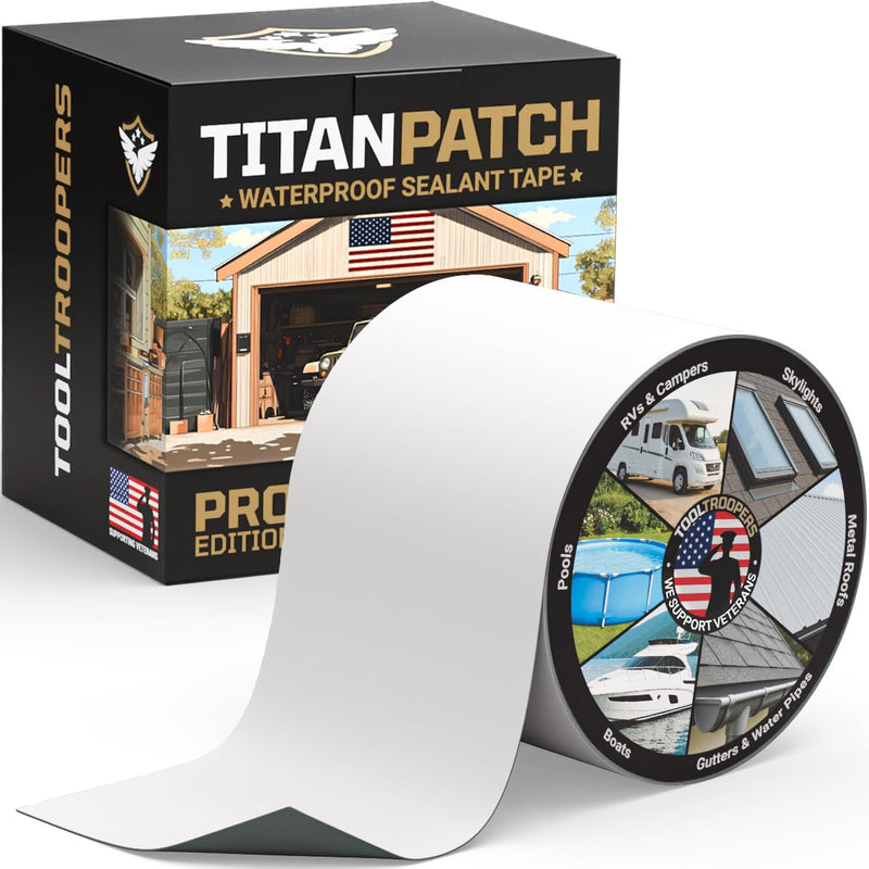 Waterproof RV roof patch sealant tape 4 in x 10 ft