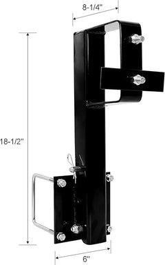 Heavy Duty Folding Spare Tire Carrier 4" Bumper