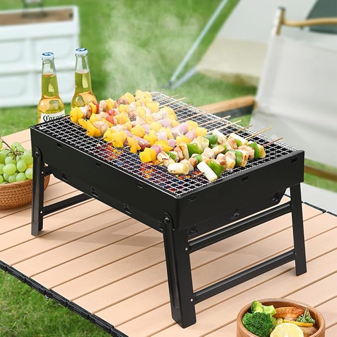 Folding Portable Charcoal BBQ Grill – RV Parts Giant