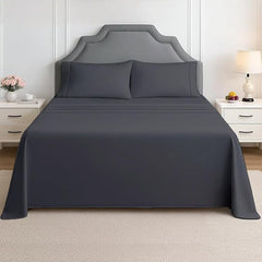 RV 3/4 Full Bunk Sheet Set 48x75 4-Piece Dark Grey