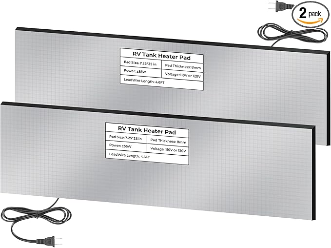RV Tank Heated Pad with Thermostat 2-Pack – RV Parts Giant