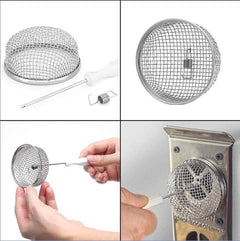 RV Furnace Vent Insect Screen Cover 2-Pack
