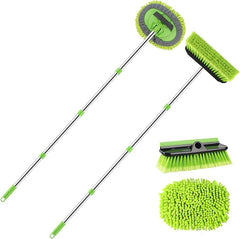 Car/RV Wash Brush Kit 62" Microfiber Mop & Brush 2-Pack