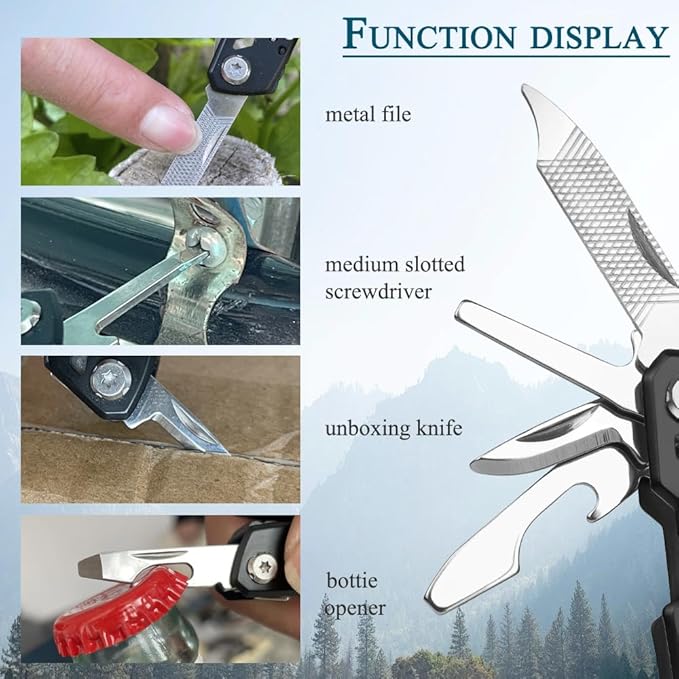 Mini 14-in-1 Multitool Pliers Pocket Knife